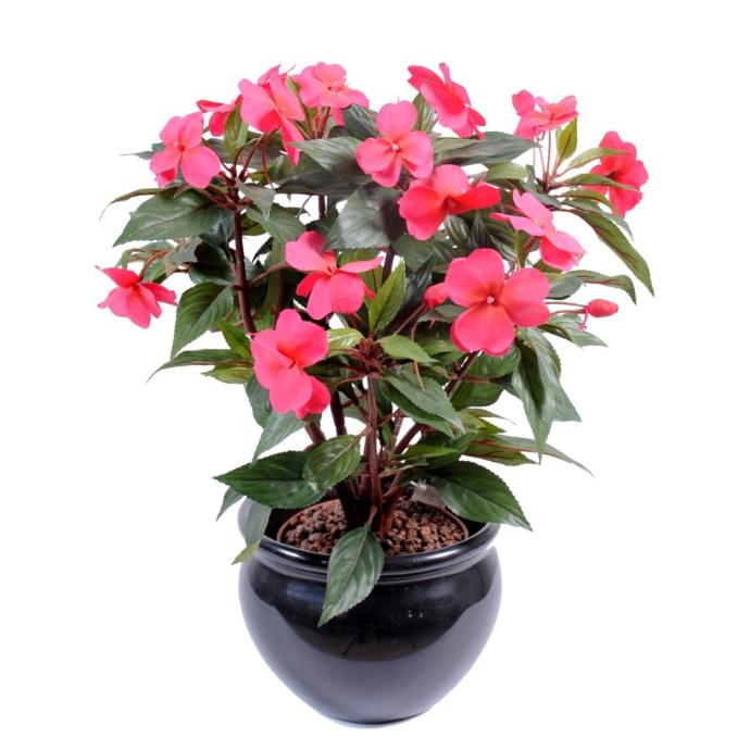 [1394] ARTIFICIEL IMPATIENS PIQUET 40CM