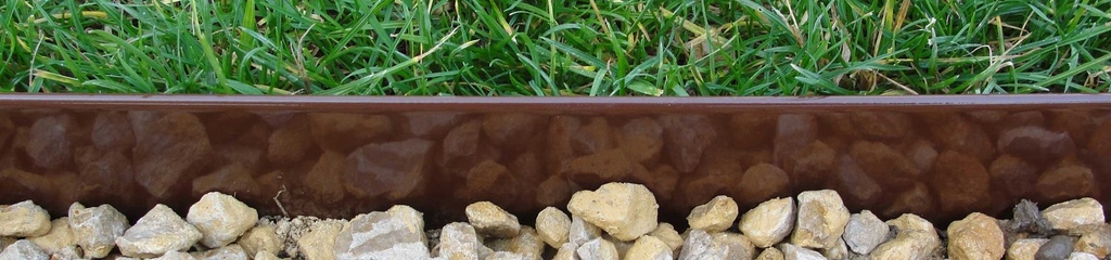[12447] VOLIGE ALU MARRON 100MM X 3MM (3 PIEUX + 3 ÉCLIPSSES)